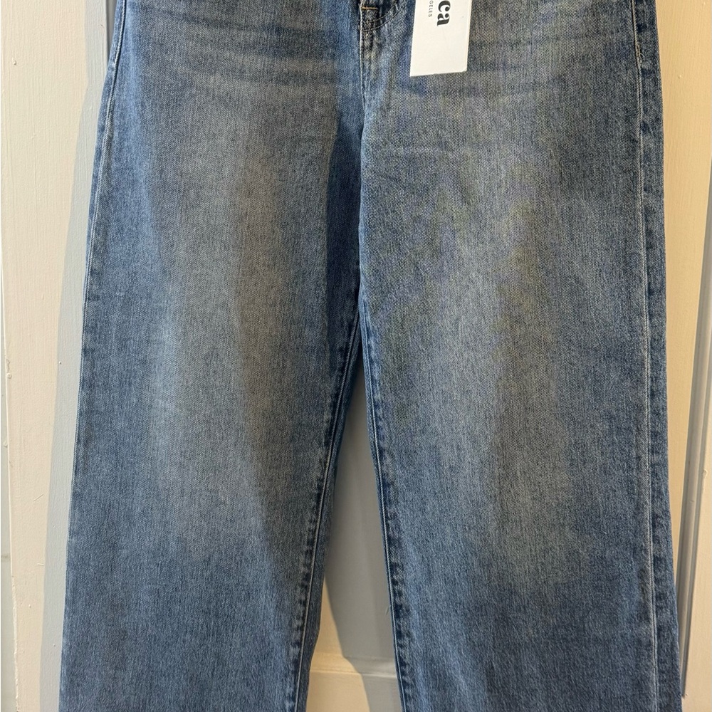 Light Blue Straight Leg Women's Jeans